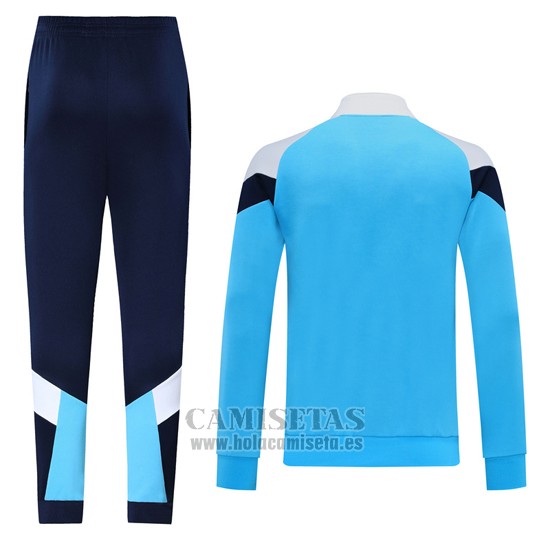 Chandal de Chaqueta del Olympique Marsella 2020-2021 Azul y Blanco